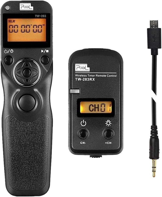 Pixel Wireless Shutter Release Timer Remote Control TW283-90 Compatible by Pixel