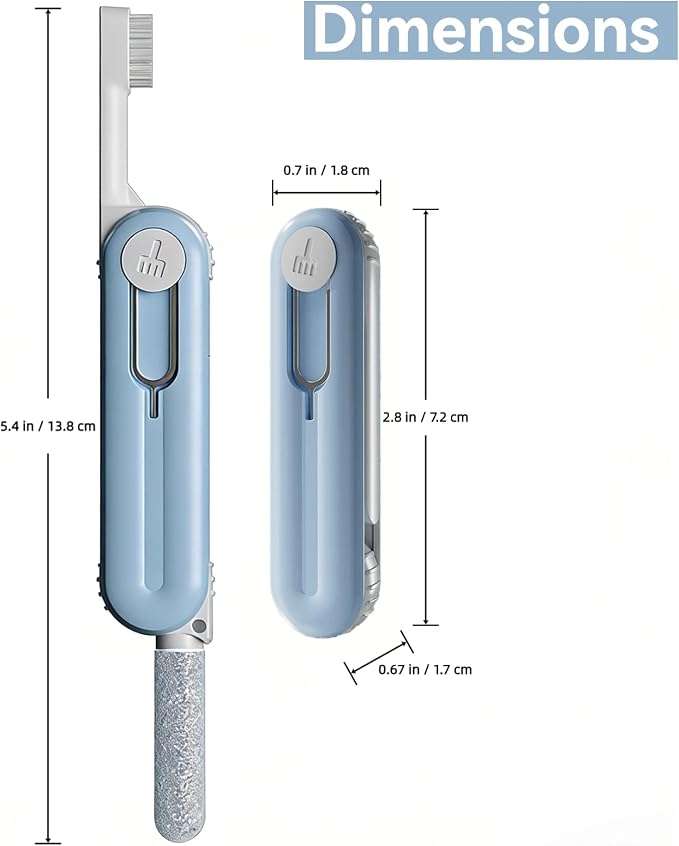 Electronic Cleaning Kit for Earbuds Phone, 3-in-1 Cleaner Tool - Image 6