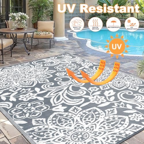 Findosom Waterproof Outdoor Rug 5' x 8' - Image 4