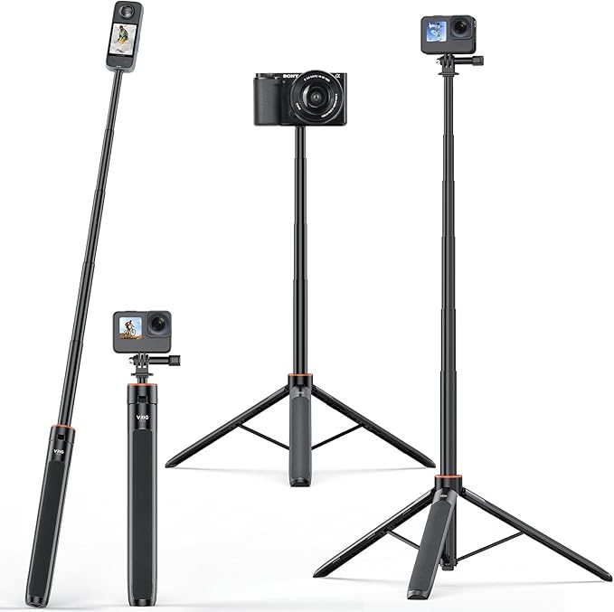 VRIG TP21 54inch Telescopic Selfie Stick Long by VRIGSelect