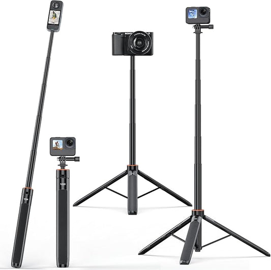 VRIG TP21 54inch Telescopic Selfie Stick Long by VRIGSelect