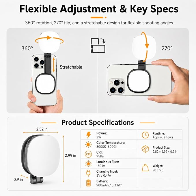 Magnetic Selfie Light Compatible - Image 8