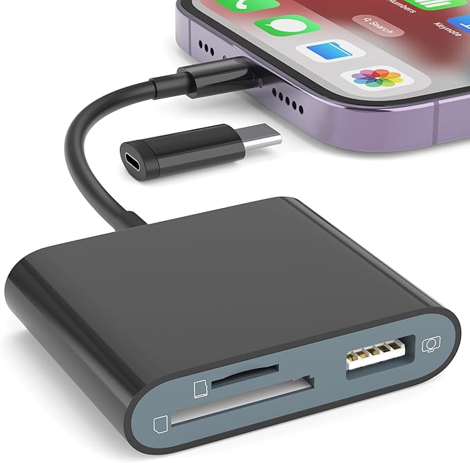SD Card Reader for iPhone, Memory Card Reader by SZHAIYIJIN