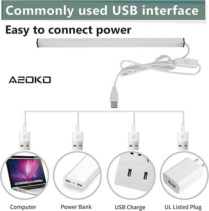 ASOKO Plug-in Under Cabinet Lighting - Image 6