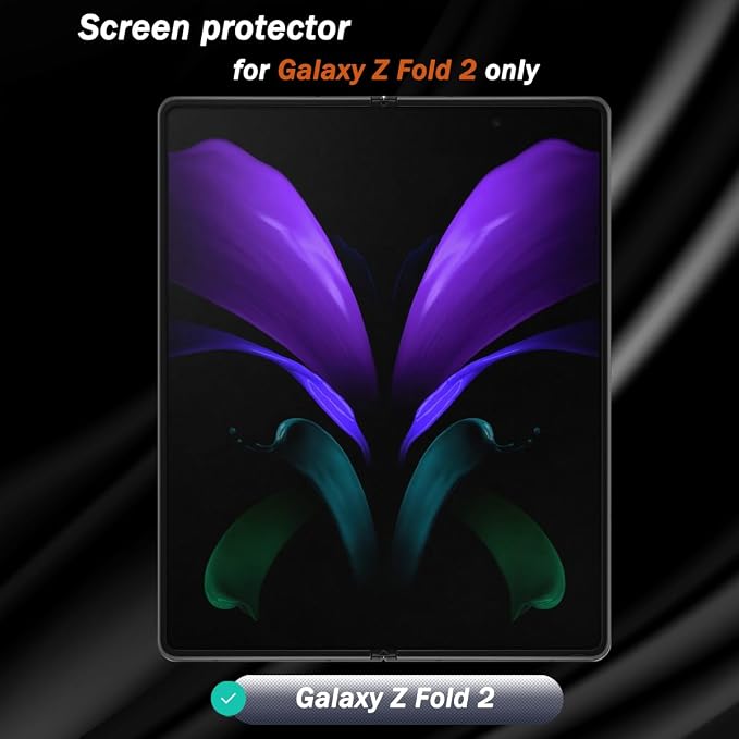 1 Pack for Samsung Galaxy Z Fold 2 Inner Privacy Screen Protector. Anti Scratch - Image 2
