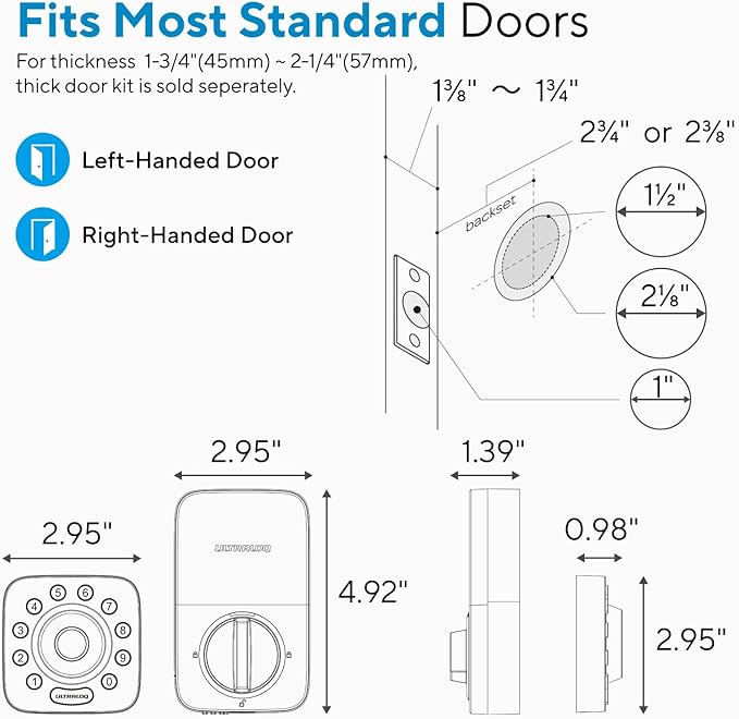 ULTRALOQ U-Bolt Pro Smart Lock - Image 8
