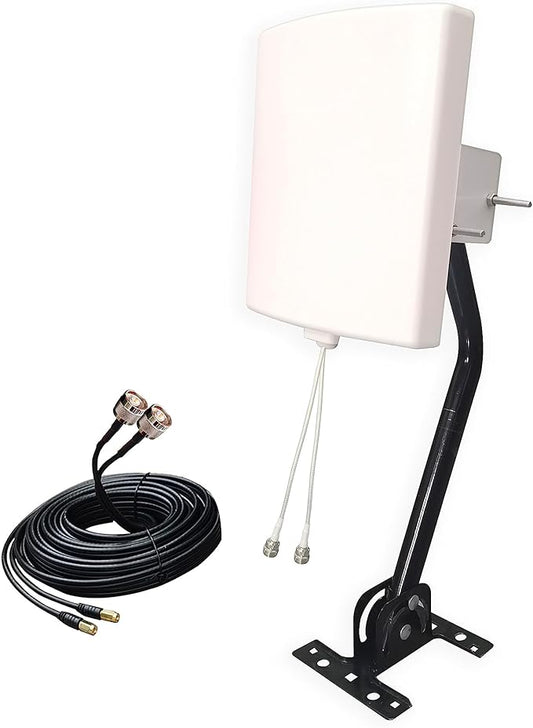 SignalPlus Outdoor 2x2 MIMO Directional WiFi Antennas Long Range 2.4GHz/ 5.8GHz by SignalPlusAntennaFactory