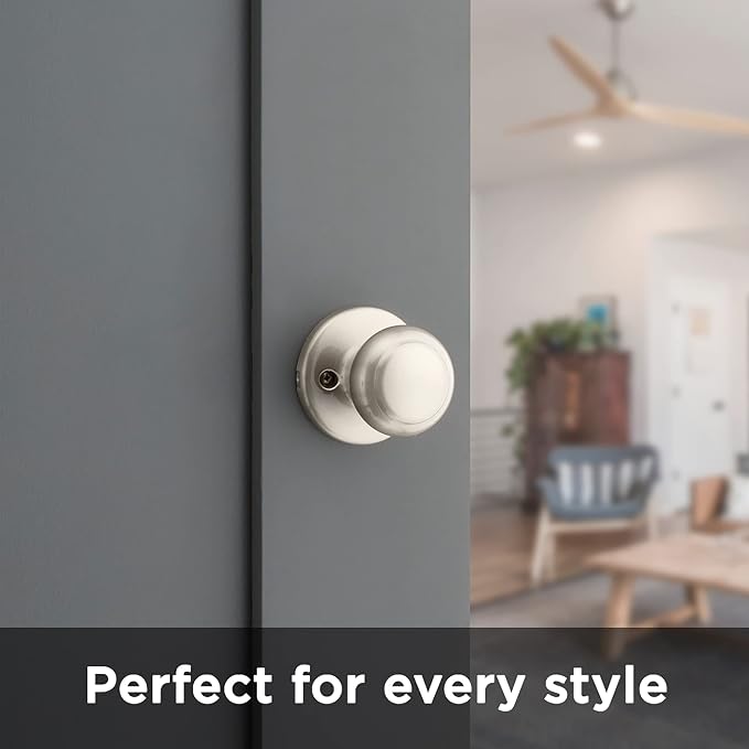 Kwikset Cove Interior Passage Door Knob, Handle - Image 9
