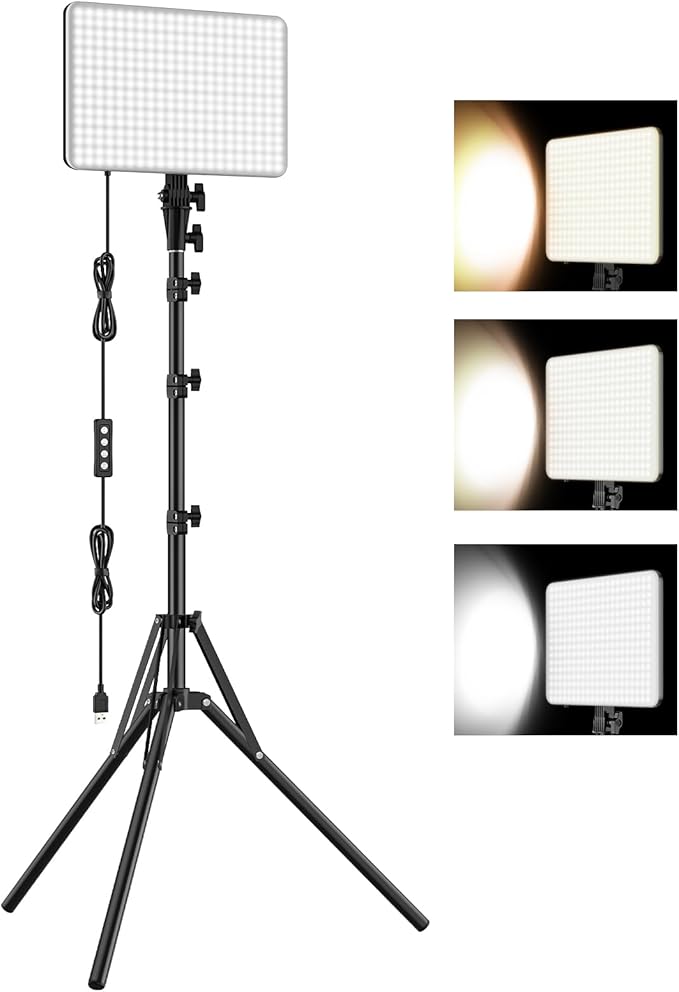 1-Pack LED Video Lighting Kit, Anautin 15W/1700Lux Photography Lighting by Anautin