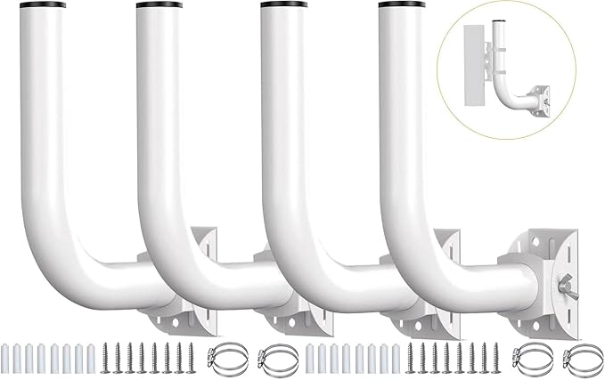 Networks Pole Mount Bracket, Universal 150° Adjustable Pole & Wall Mount by kdraco