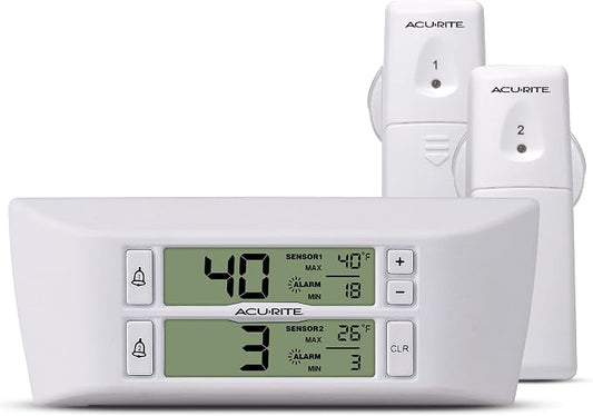 AcuRite Digital Wireless Fridge and Freezer Thermometer by AcuRite