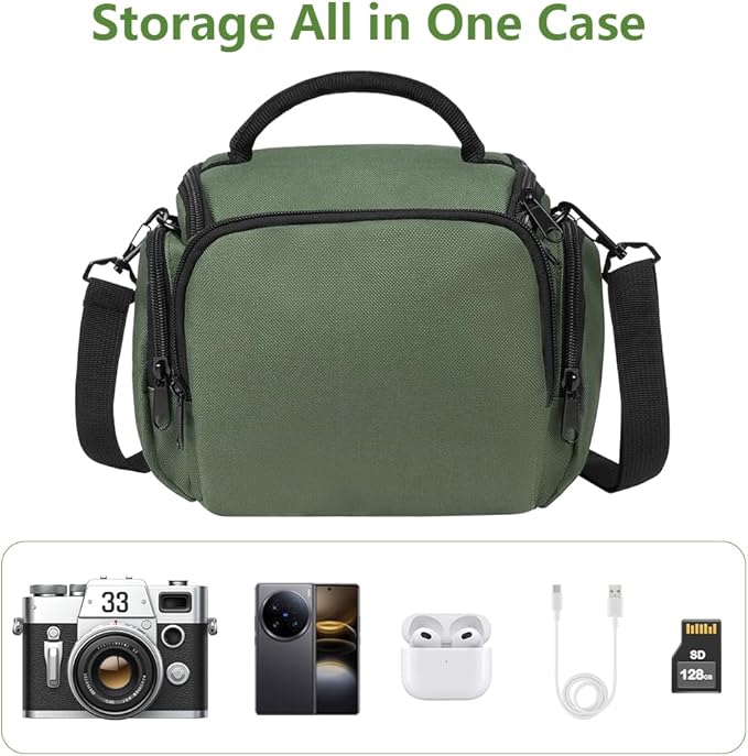 Ainiv DSLR Camera Bag, Waterproof Anti-Shock SLR Camera Case, Large Adjustable - Image 6