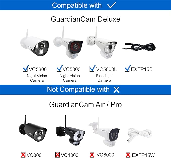 CasaCam Wireless Security Camera System Deluxe | 7" Touchscreen Monitor & 2 - Image 9