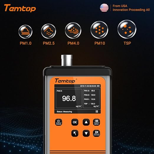 Temtop PMD351 Professional Aerosol Mass Monitor - Image 3