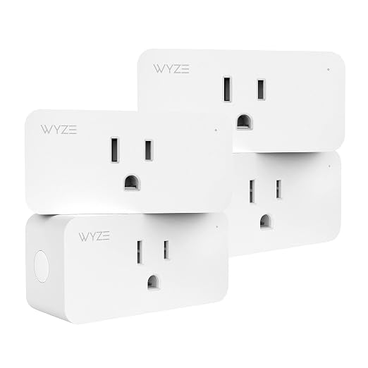 Wyze Plug, 2.4GHz WiFi Smart Plug, Compatible by WYZE