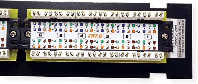 TRENDnet 12-Port Cat6 Unshielded Patch Panel, Wall Mount, Included 89D Bracket - Image 9
