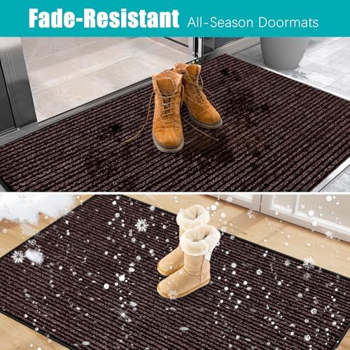 Azadx 4'x6' Front Door Mat Heavy Duty Indoor Outdoor Door Mat Non-Slip - Image 7
