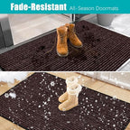 Azadx 4'x6' Front Door Mat Heavy Duty Indoor Outdoor Door Mat Non-Slip - Image 7