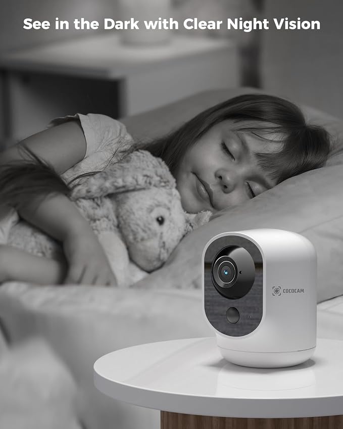 COCOCAM 2K Indoor Pan/Tilt Security Camera - Image 6