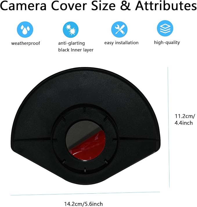 UV Rain Cover Compatible with Ring Outdoor Cam Plus, Weatherproof Camera - Image 6