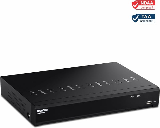TRENDnet 8-Channel UHD PoE NVR, TV-NVR1508, H.264/H.265 4K, Supports one 4K - Image 2