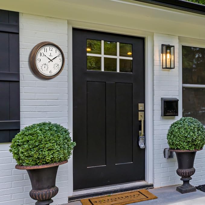 Outdoor Clocks for Patio Waterproof - Image 4