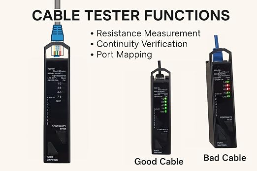 Professional RJ45 Network Cable Tester - Image 2