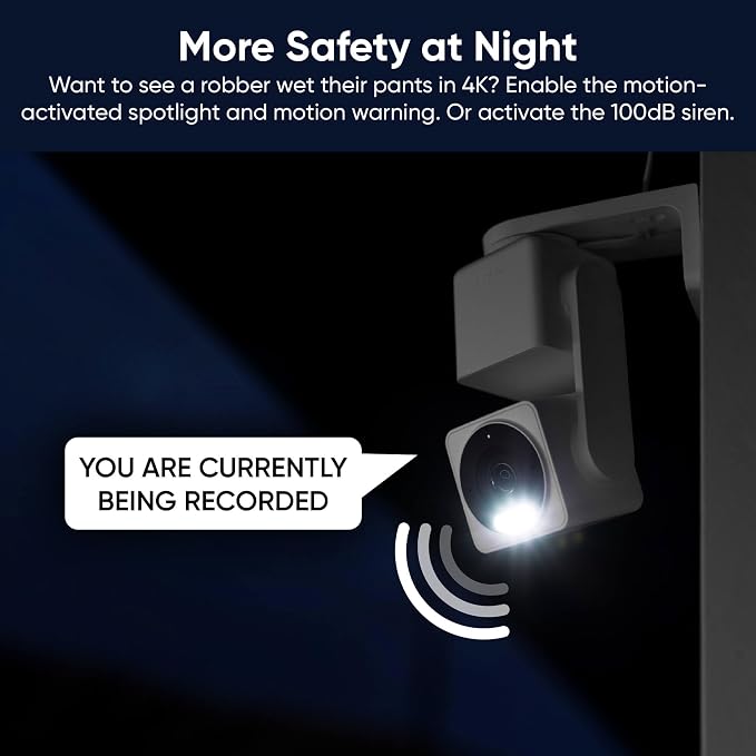 WYZE Cam Pan v4, 4K Smart Home Security Camera System, AI Indoor/Outdoor Monitor - Image 7