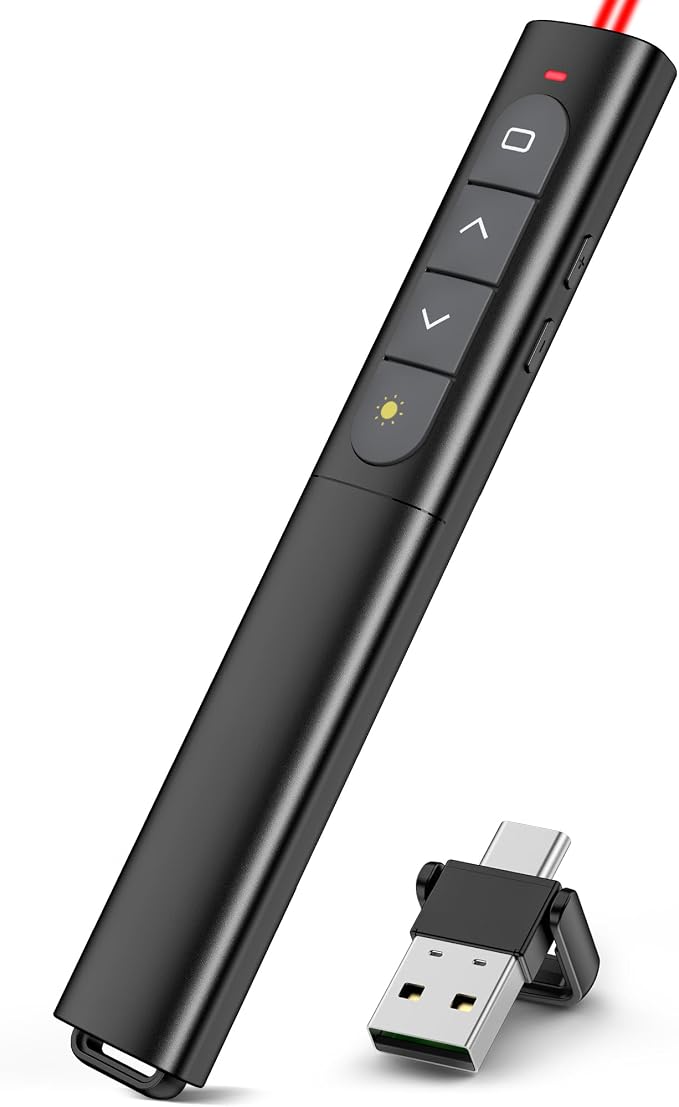 USB Type C Presentation Clicker by Fanxieast