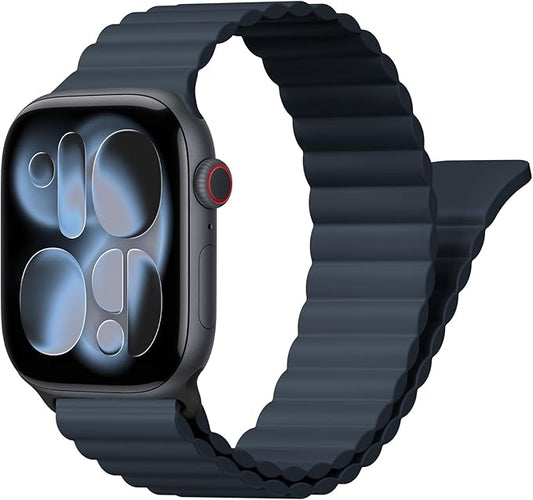 Magnetic Sport Bands for Apple Watch Band 40mm 38mm 41mm 42mm 44mm 45mm 46mm by BXUXOHS