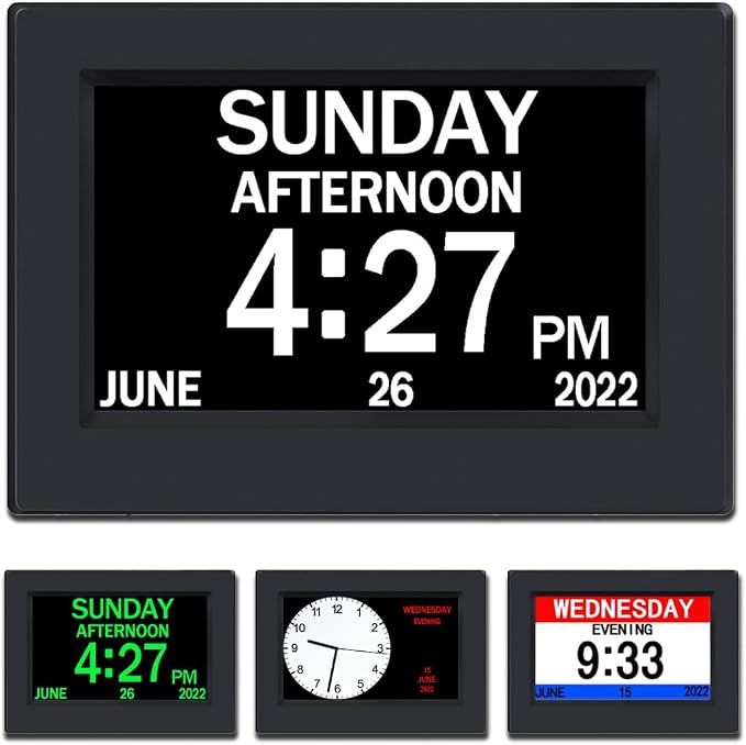 AINFTIME DST Clock with Day and Date by AINFTIME