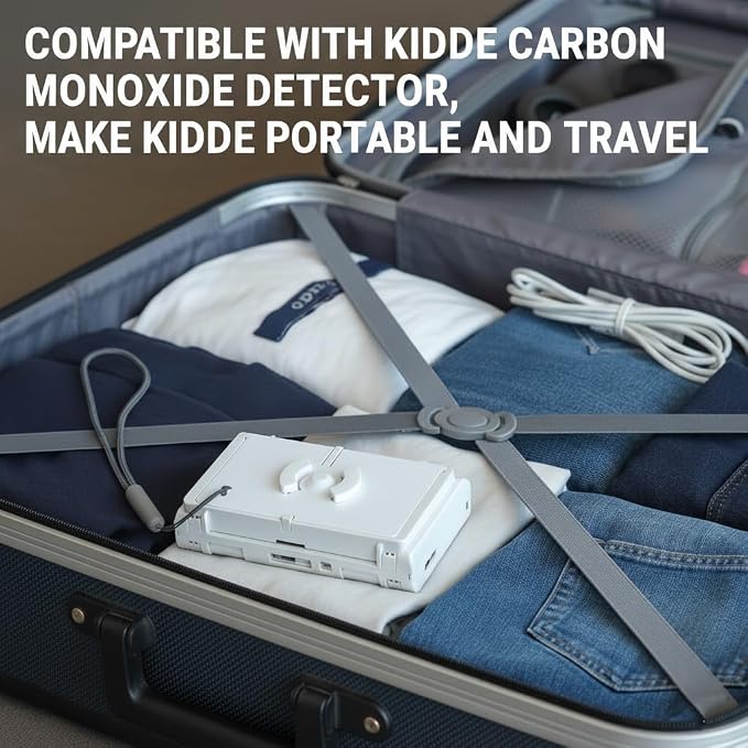 No-Drill Mount for Kidde Carbon Monoxide Alarms Replacement Upgrade Battery - Image 6