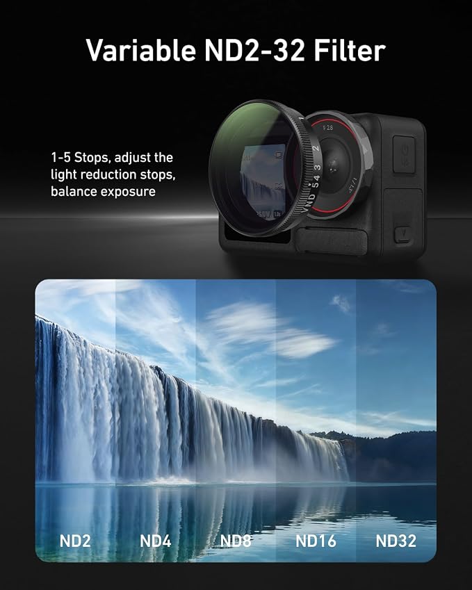 TELESIN Filters Set for DJI Osmo Action 5 Pro/4/3 Xtra Edge/Xtra Edge Pro - Image 2