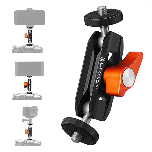 K&F CONCEPT Dual Ball Heads Magic Arm, Articulating Mini Magic Arm by KFCONCEPT