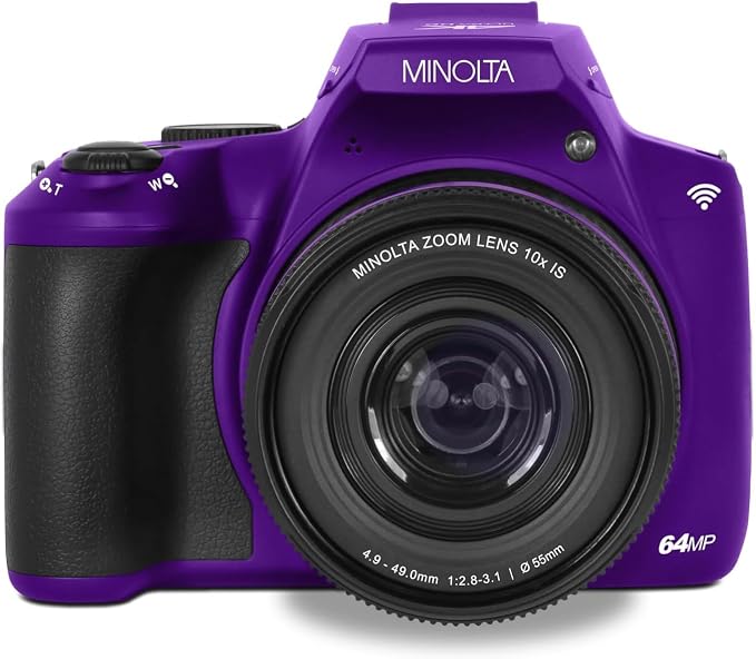 Minolta 64MP Digital Camera – 10x Optical Zoom, 4K Ultra HD Video, Macro - Image 7