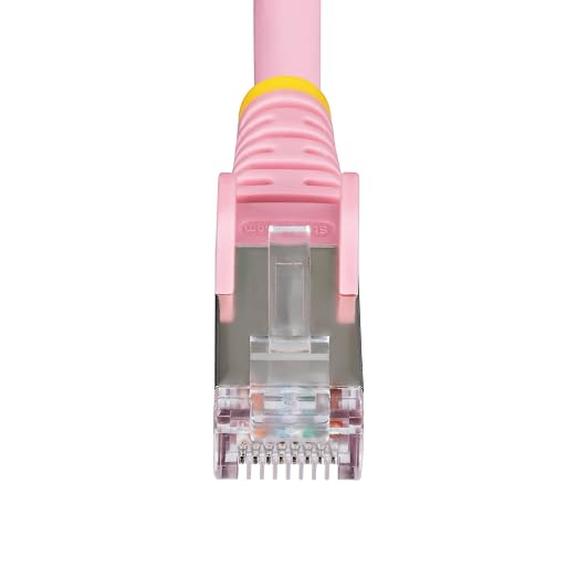 StarTech.com 50ft Pink CAT6a Ethernet Cable, Snagless RJ45, 100W PoE++ - Image 4