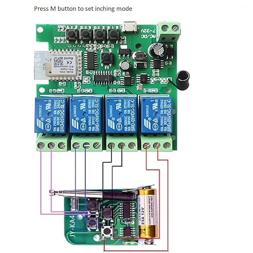 4 Channel 12V ZigBee Relay Switch - Image 5