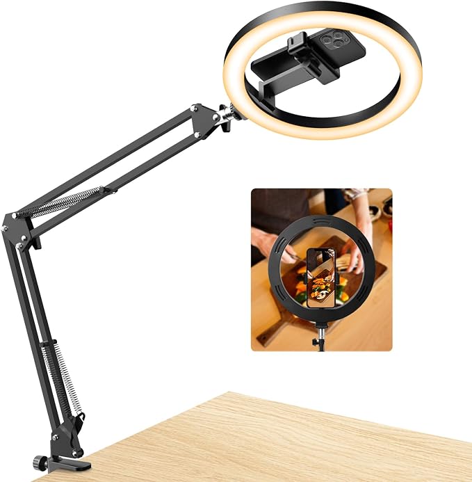 Upgrade Ring Light Overhead Camera Phone Mount - Image 9