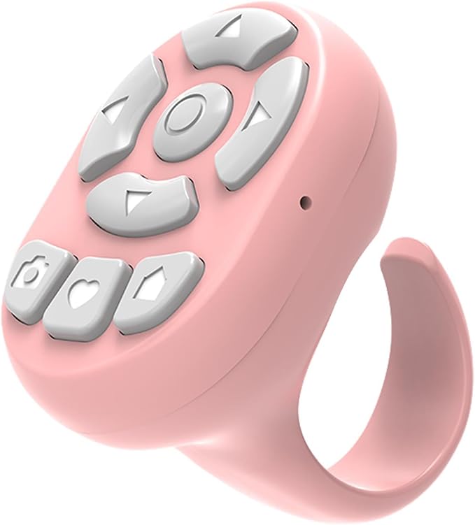 TikTok Scrolling Ring Microphone Remote Control, Fingertip Wireless Bluetooth by FindMySeries