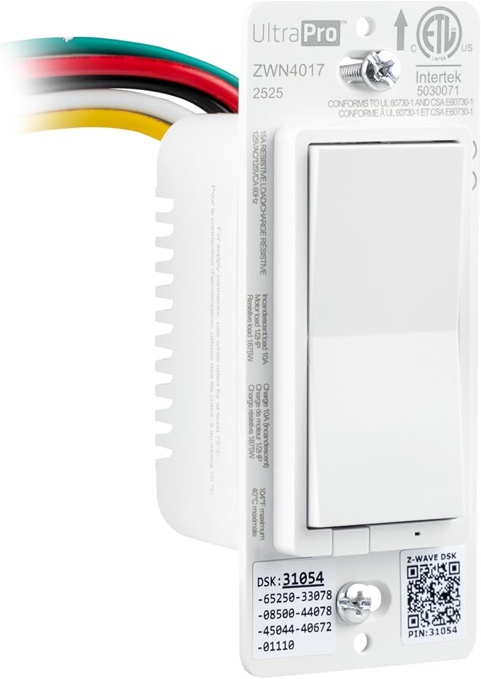 UltraPro Z-Wave Plus Long Range in-Wall Smart Dimmer - Image 2