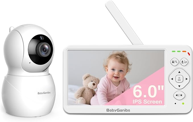 6" Big Screen Baby Monitor by BabyGanibs