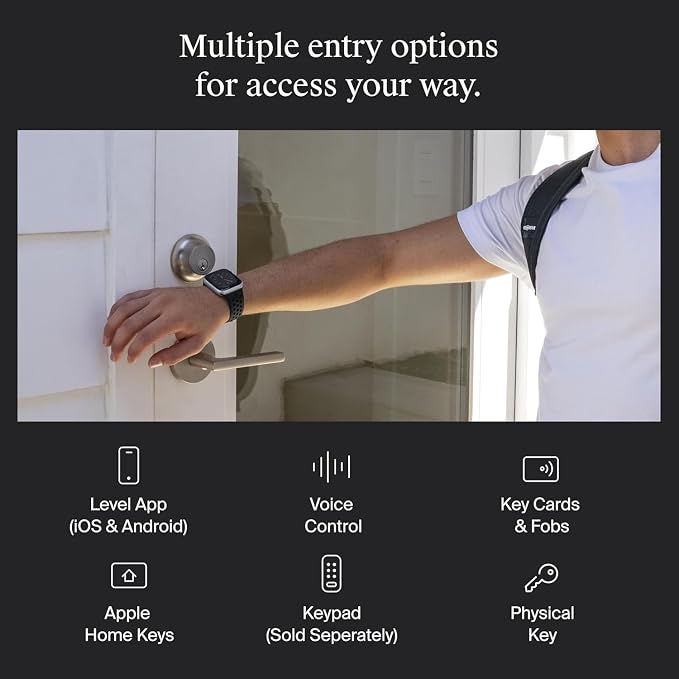 Level Lock+ WiFi Deadbolt Smart Lock - Image 6