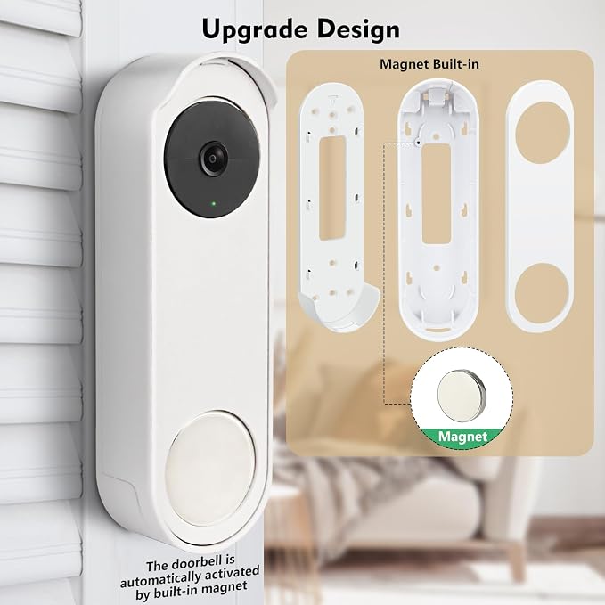 Anti-Theft No Drill Doorbell Mount Compatible - Image 6