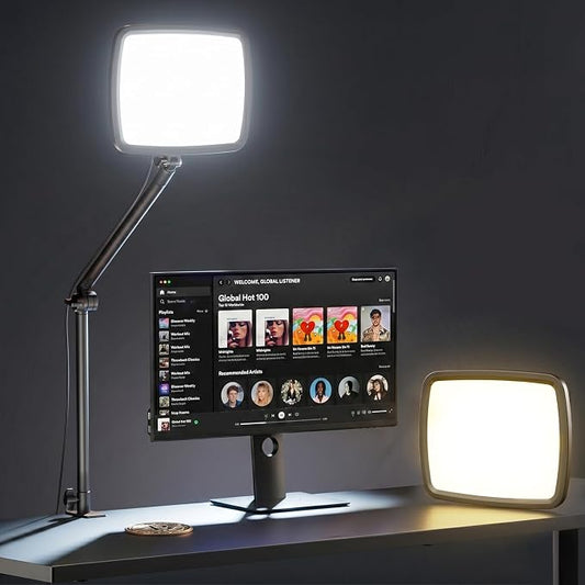 NiceVeedi 14" Soft Streaming Light, Dimmable Desk Ring Light by NiceVeediOfficial