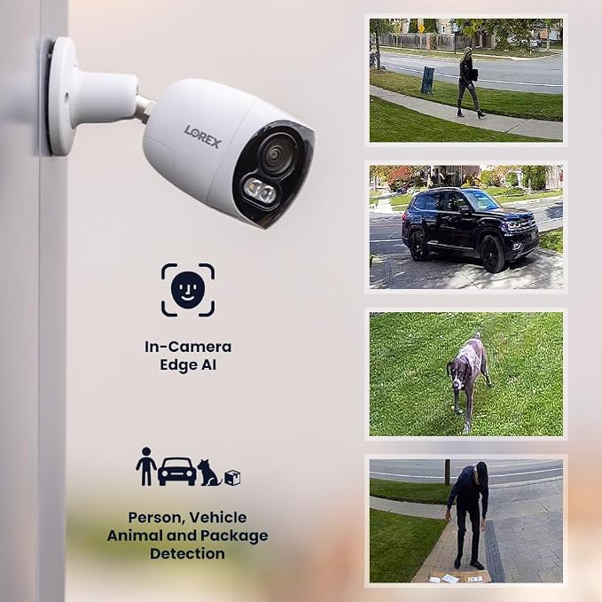 Lorex 4K 8MP IP Wired Dual-Lens Add-On Outdoor Security Camera | Smart Security - Image 9
