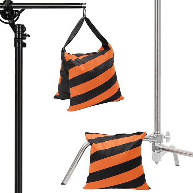 4 Packs Orange Sandbag Weight Bags - Image 7
