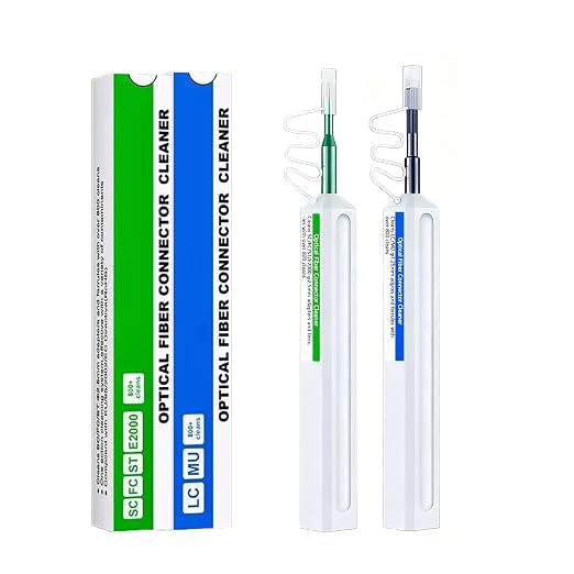 2PC Fiber Optic Cleaner Pen Set, New Upgrade, 1.25mm LC/MU and 2.5mm by groword