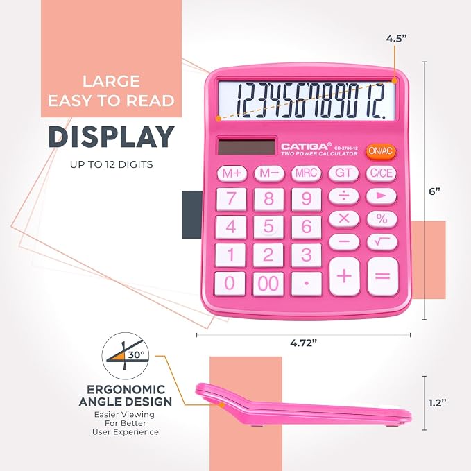 CATIGA Desktop Calculator 12 Digit - Image 3