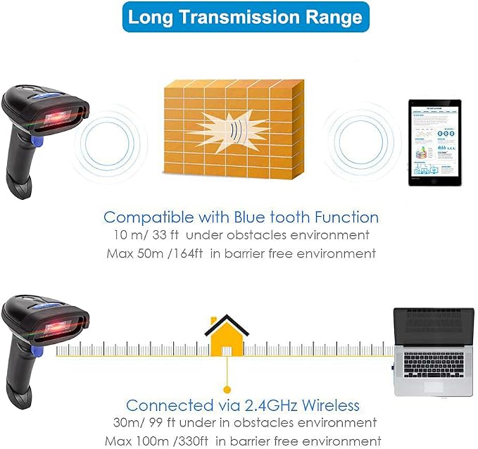 NETUM Bluetooth Barcode Scanner, Compatible - Image 6