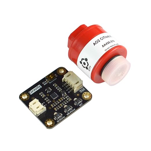 Gravity: 0-100% Vol Electrochemical Oxygen Sensor | Industrial-Grade by DFROBOT